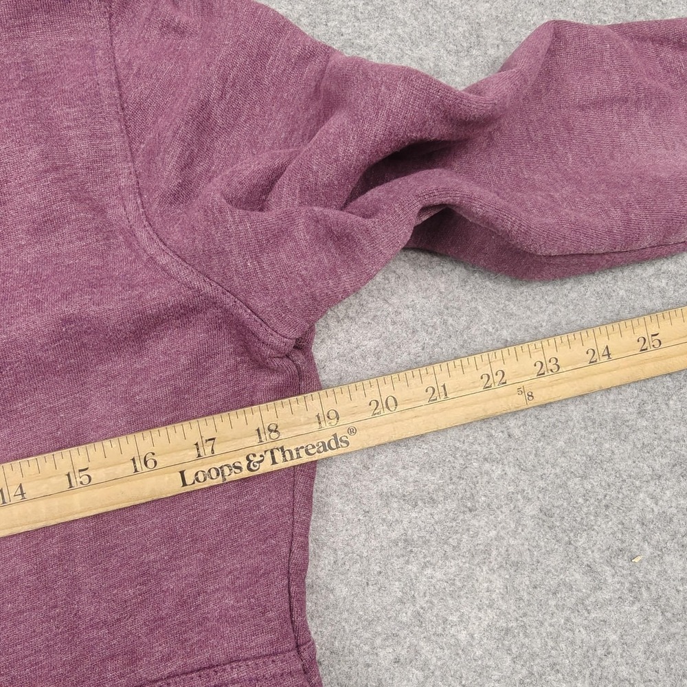 PrAna Jacket Womens Medium Purple Cotton Blend Fleece Lined Button Front Pockets - Picture 7 of 8
